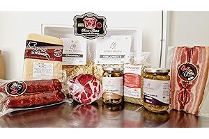 Cesto Natalizio Salumi Artigianali Senza Glutine e Senza Lattosio + Specialità Gastronomiche Pugliesi Selezione Cornacchia Salumi