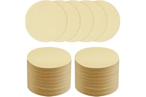 HOTUT Filtri Caffè in Carta 400 Pezzi, Rotonda Non Sbiancati, 100% Naturale Monouso, per Macchine da Caffè Caffettiere Moka Pot (51mm)