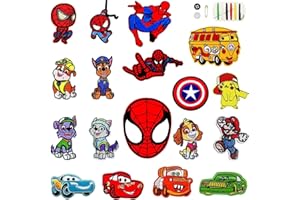 DDFF Toppa Termoadesiva per Tessuti, Toppe Termoadesive Bambini, Bambini Adulti Toppe Adesive per Tessuti, per Abbigliamento, Giacche, Zaini, Jeans