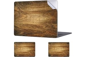 Digi-Tatoo Skin Decal Sticker Wrap Compatible with Apple 2020 Macbook Pro 13 inch (Model A2289/A2251, 2020 Release) - Anti-Scratch, Easy Apply, Full Body Protective Vinyl Skin [Wood Texture2]