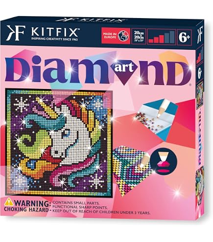 Mammut 8321816 – Sequin Art Peinture à Paillettes Animaux Chien, Image à Broder, kit Complet avec Cadre en polystyrène, modèle d'image, Paillettes, épingles à Broches, Instructions (français Non