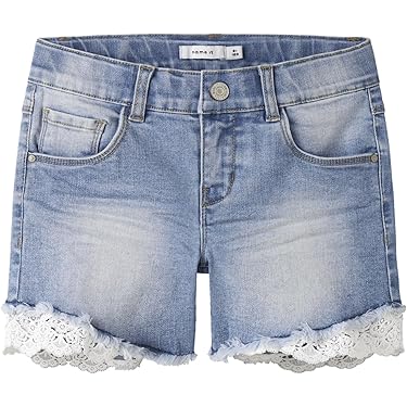 NAME IT Meisjes Nkfvolta Swe Shorts Unb F Noos, Dark Sapphire, 152 : name it