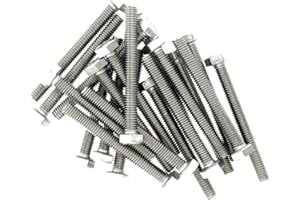 SINGULARITY SUPPLIES M6 (6mm x 80mm) Hex Bolt (Fully Threaded Setscrew) - Stainless Steel (A2) (Pack of 20)