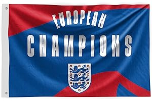 FOCO Official England Lionesses Euro 2022 Winners Football Flag