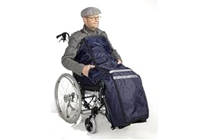 HERO24 Hero Couvre-jambes pour fauteuil roulant, couleur blue