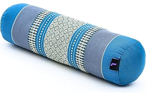 Leewadee Yoga Bolster – utrzymujący kształt rolka na szyję szyjną, tuba do wygodnego czytania, wykonana z ekologicznego kapoka