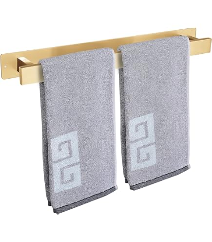 Portasciugamani Barra Gedy 35 Cm - Serie Pirenei, Nero Opaco, Ottone E Cromall - Foto 7