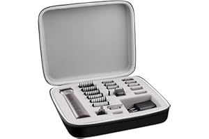 GWCASE Case Compatible with Philips for Norelco Multigroom Series 7000 5000 Men's Grooming Kit with Trimmer MG7750/49 MG7910/49 MG9510/60. Storage Holder for Attachment Trimmers (Box Only) -Grey Inner