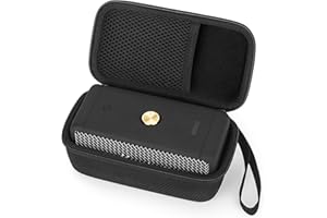 YINKE Custodia per Marshall Emberton Altoparlante Portatile, Protettiva da Viaggio Borsa Cover Case (Black)