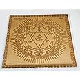 WAVS Maha Sudarshan Yantra Energised Mahasudarshan Mantra Yantra Copper (3 inches)
