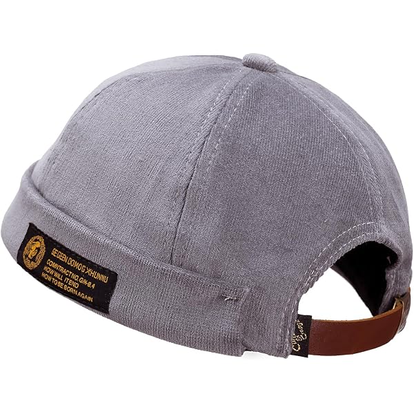 Bonnet Dockercap Rétro – Manchette Roulée – Sans Bord – Laine Douce – Unisexe – Style Streetwear
