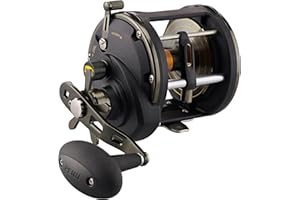 PENNA Mulinello da Pesca Squall Ii Level Wind, Mulinelli Convenzionali, Saltwaater, Pesca D'Altura, Unisex, Oro Nero, 50, Star Drag