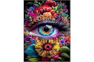 Fadrun 5D DIY Diamond Painting, Rhinestone Punto de Cruz DIY, Pintura Diamante Artesanía Dibujo Bordado Pintar Kit Completo para Adultos, Niños, Decoración Interior de Pared de Casa