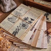 52 pezzi carta decorativa vintage per album di ritagli accessori fai da