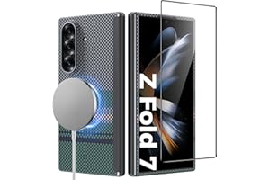 BENKS Hülle für Samsung Galaxy Z Fold 7 mit Schutzfolie, Ultradünne Handyhülle Kompatibel mit Magsafe, 360 Grad Stoßfest Schutzhülle Case aus Kevlar Aramidfaser, ArmorAir Aurora