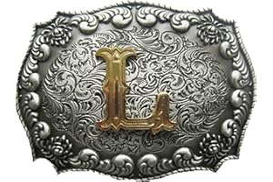 JEAN'S FRIEND JEANSFRIEND also Original Initial Letter L Cowboy Cowgirl Western Hebilla del cinturón Belt Buckle