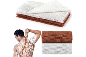 Aomig African Net Sponge, Nylon African Exfoliating Net, Deep Cleaning African Net 2 in 1, Beauty Skin Wash Handduk, Body Bac