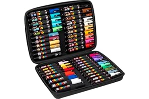 ‎POSCA POSCA 186840 - POSCA Marker Set, 40 Acrylstifte in Strichbreiten PC-1MC, PC-3M, PC-5M, PC-8K