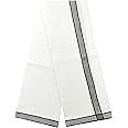 YETTALAN® Mens Thalapathy Border 100% Cotton Temple Wear Dhoti 2.00 Meters Mundu/Vesti