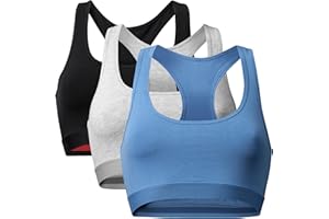 DANISH ENDURANCE Damski biustonosz bawełniany, miękka bawełna organiczna, opakowanie 1 i 3 szt., biustonosz bez fiszbin, wygodny, przyjemny w trzymaniu