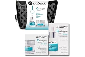 Babaria - Pack regalo Mujer Colageno | Rutina Facial de Sérum Colageno Facial 30 ml y Crema Facial Reafirmante 50 ml | Colágeno Vegano | Reafirmante | Antiarrugas y Antiflacidez | Coffret Mujer