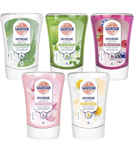 Sagrotan No-Touch Nachfller Aloe Vera, 5er Pack (5 x 250 ml) : Amazon.de:  Kosmetik