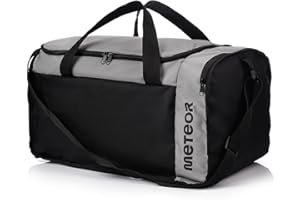 Sac de Sport 20 L / 40 L Grande capacité – Gym, Fitness, Piscine, Voyage – Poche latérale, Double Zip, bandoulière – Torbes Meteor Cabine Ryanair/EasyJet