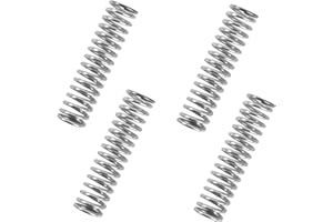 GUNGY Muelles de Compresion de Acero Inoxidable Resorte de Compresión 80mm Diámetro Alambre 2,4mm Diámetro Exterior 20mm Fuerza del Resorte 12,8kg 4 Piezas