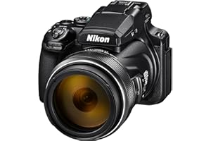 Nikon Coolpix P1100 Fotocamera Bridge, Zoom Ottico 125x (24-3000mm), Sensore CMOS 16 MP, Video 4K UHD, Stabilizzazione Ottica VR, LCD Articolato 3.2", Nero [Nital card: 4 anni di garanzia]