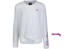 Hurley Hrlg Boxy Long Sleeve Top T-Shirt Bambine e Ragazze