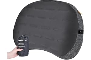 TREKOLOGY Inflatable Camping Pillow – Ultralight Blow Up Pillow for Backpacking, Hiking & Outdoor Sleeping, Compact with Washable Cover, Strap for Sleeping Pad, Leak-Proof Design ALUFT Plus