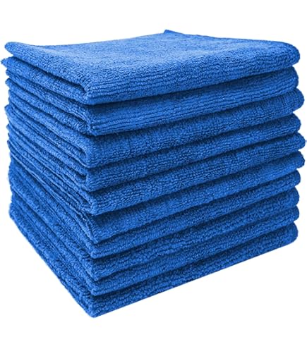 SBS, 10 Panni In Microfibra, Dimensione 40 X 40 Cm, Colore - Foto 6