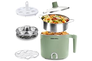 Cookwell Multipurpose Cook Kettle With 1.5L Steel Inner Pot (600W)