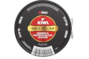 Kiwi Shoe Polish Can, Black 70g