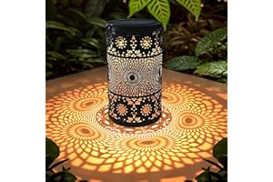 MIFXIN Christmas Gifts for Women Birthday, Unique New Sunflower Solar Lantern Garden Ornaments Outdoor, Waterproof Garden Decorations Lanterns, Perfect Presents for Mum Grandma for Table Patio Balcony Yard