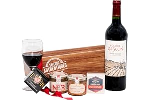 DUCS DE GASCOGNE - Panier Gourmand "Saveurs Authentiques" - Comprend 5 produits dont un vin - Spécial Cadeau (919041)