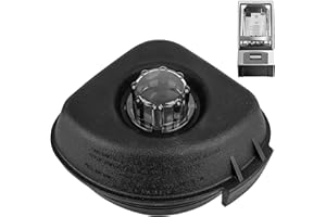 Linkidea Tapa de repuesto para licuadora, compatible con piezas de licuadora Vitamix, funciona con capacidad de 32, 48 onzas, color negro