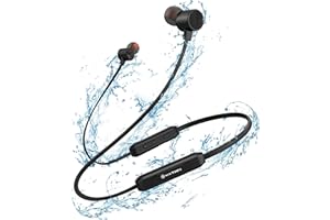 YATWIN Słuchawki sportowe Bluetooth douszne, Bluetooth 5.0, sportowe słuchawki z 16 godzinami HiFi Sound IPX7, wodoszczelne, magnetyczne, ultralekkie słuchawki douszne z redukcją szumów MEMS do biegania