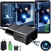 Mini Hidden Spy Camera, 5G WiFi Camouflage, (No Lens Hole), No Light When Recording, Completely Undetectable, Indoor WiFi Sur