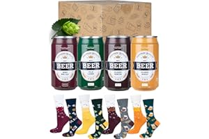 soxo Cerveza Calcetines Hombre Divertidos Algodon Regalos Originales Regalo Hombres 40-45 1-4 Pares