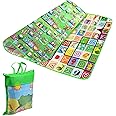Kids Crawling Educational 2 Side Play Mat Game Soft Foam Picnic Carpet 200X180cm