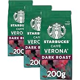 Starbucks Dark Caff&egrave; Verona &Ouml;ğ&uuml;t&uuml;lm&uuml;ş Kahve 200 g (3 paketi)