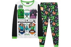 Get Trend Pijama Niño Manga Larga Set, Conjunto Pijama para Niños y Adolescentes, Lounge Set, Ropa de Dormir, Regalo Gamer