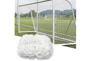 Grindnät 180 x 120 cm, fotbollsnät, väderbeständigt ersättningsnät – nät för fotbollsmål, målnät, trädgård 1,8 x 1,2 m, bollfångsnät, fotbollsmål hållbart ersättningsnät, hållbart fotbollsnät, målnät