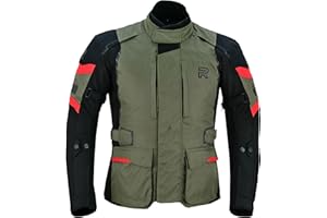 RAXUS FORCE CHAQUETA DE MOTO HOMBRE INVIERNO IMPERMEABLE Homologada CE