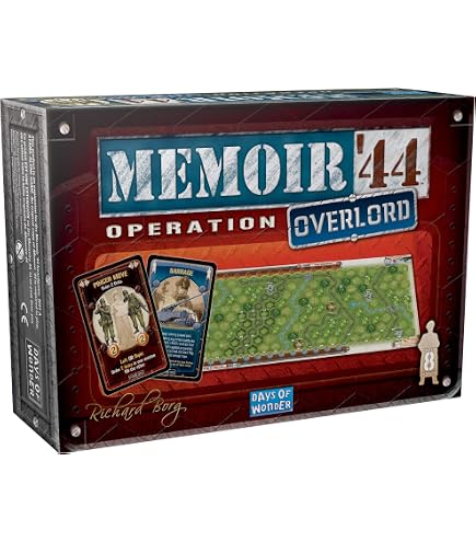 Asmodee 'Mémoire 44' Gioco Da Tavolo Di Strategia – 2 Giocatori, 30-60 Min – Edizione Base (Lingua Italiana Non Garantita)