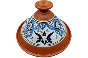 ETNICO ARREDO Tajine 0907211205 Casserole en terre cuite style marocain XL 32 cm