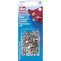 Prym Bottoni Metallo Colore Argento – 20 Mm, Confezione Da 6 Pezzi – Qualità Globale