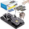 sarkman 6x Extra Large Rat Traps That Kill Instantly - Heavy Duty Rat Trap for Indoors & Outdoors | Full Pest Control Kit with Reusable Snap Trap, Gloves & Cleaning Brush
