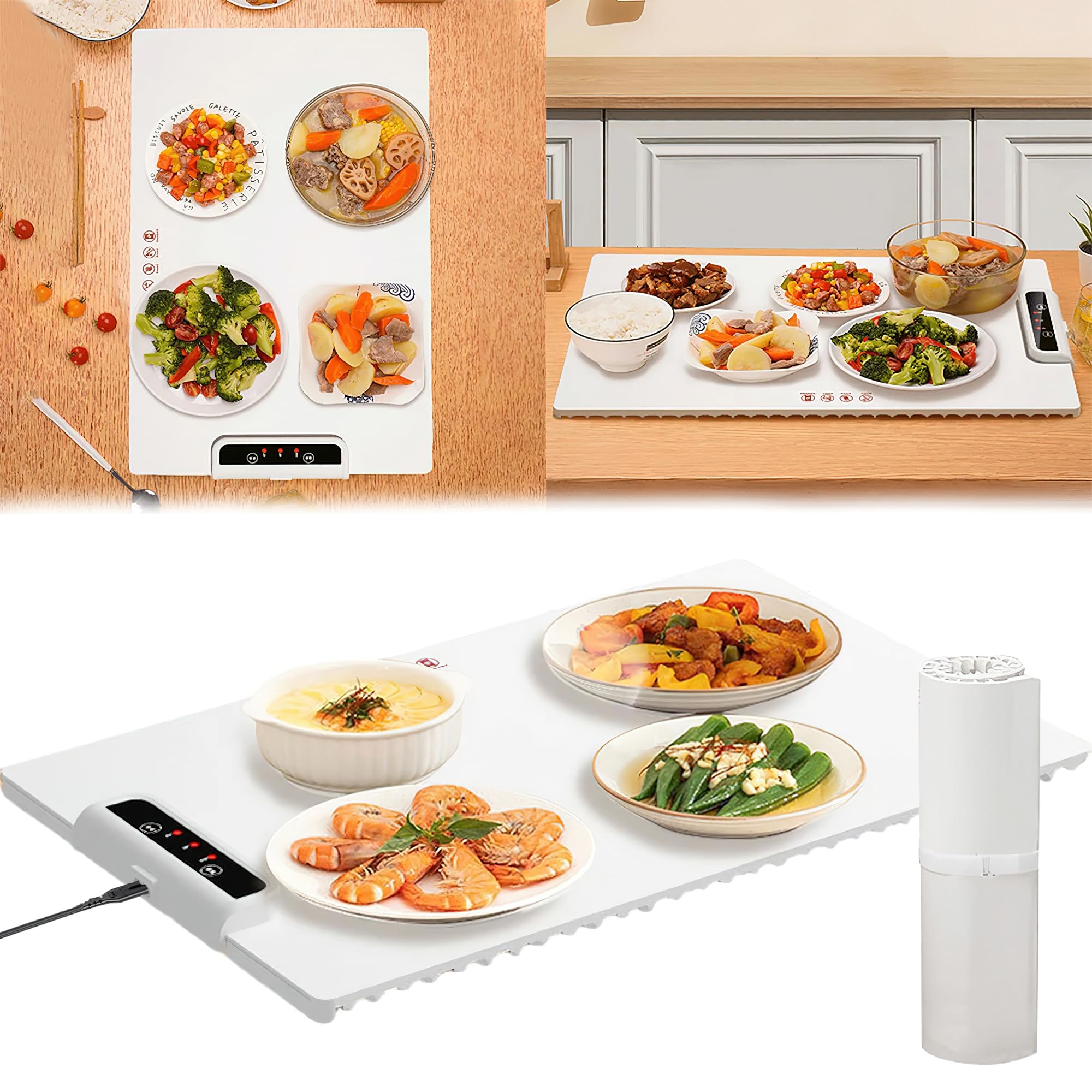 PIVDO Full Surface Heating Food Warmer Review: Portable & Rollable Mat